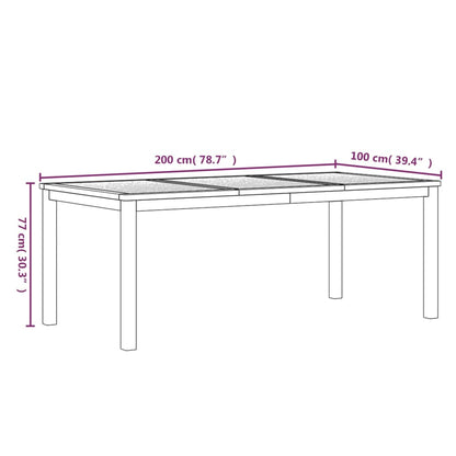 3 pcs conjunto de jantar para jardim madeira de teca maciça