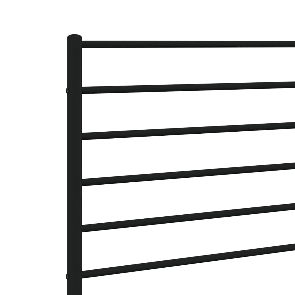 Cabeceira de cama 80 cm metal preto