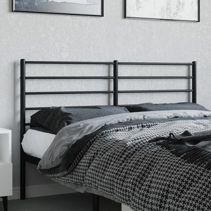 Cabeceira de cama 120 cm metal preto