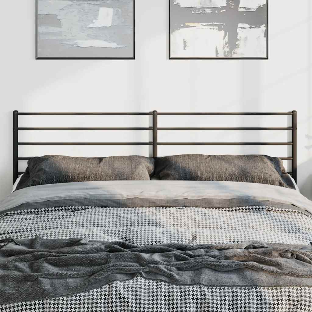 Cabeceira de cama 193 cm metal preto