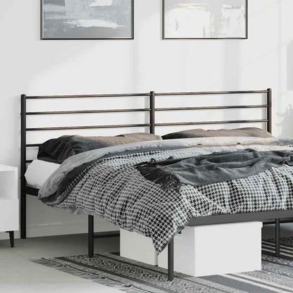 Cabeceira de cama 193 cm metal preto