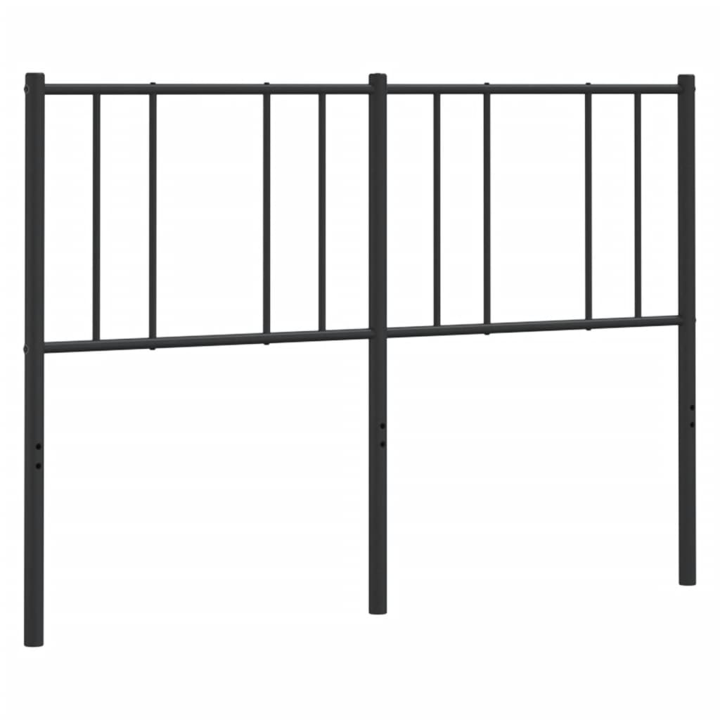 Cabeceira de cama 120 cm metal preto