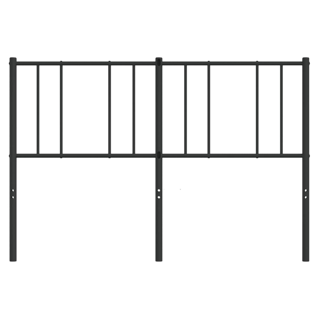 Cabeceira de cama 120 cm metal preto