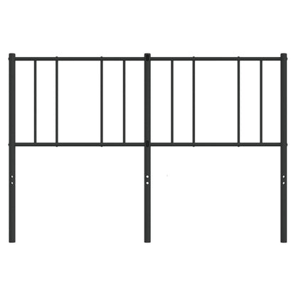 Cabeceira de cama 120 cm metal preto