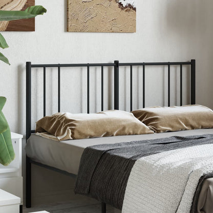 Cabeceira de cama 120 cm metal preto