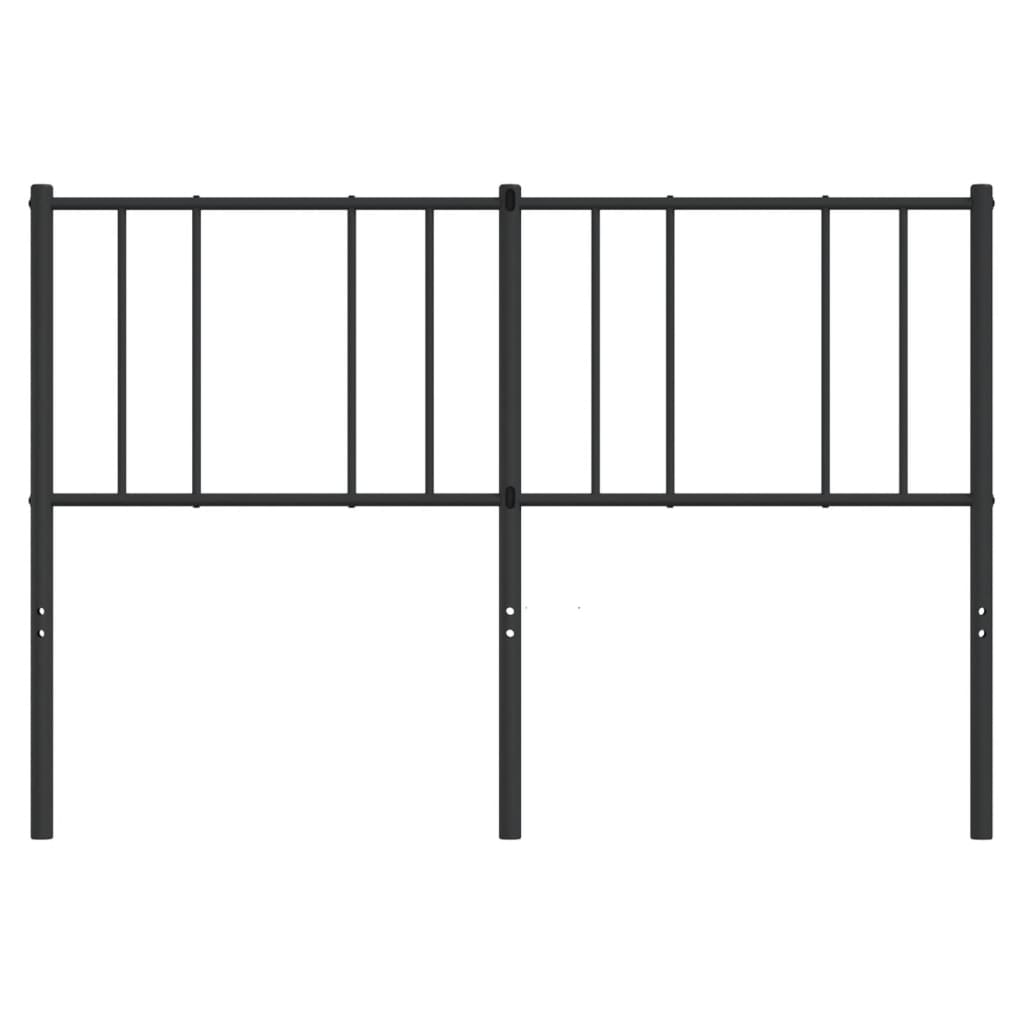 Cabeceira de cama 150 cm metal preto