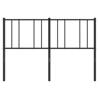 Cabeceira de cama 150 cm metal preto