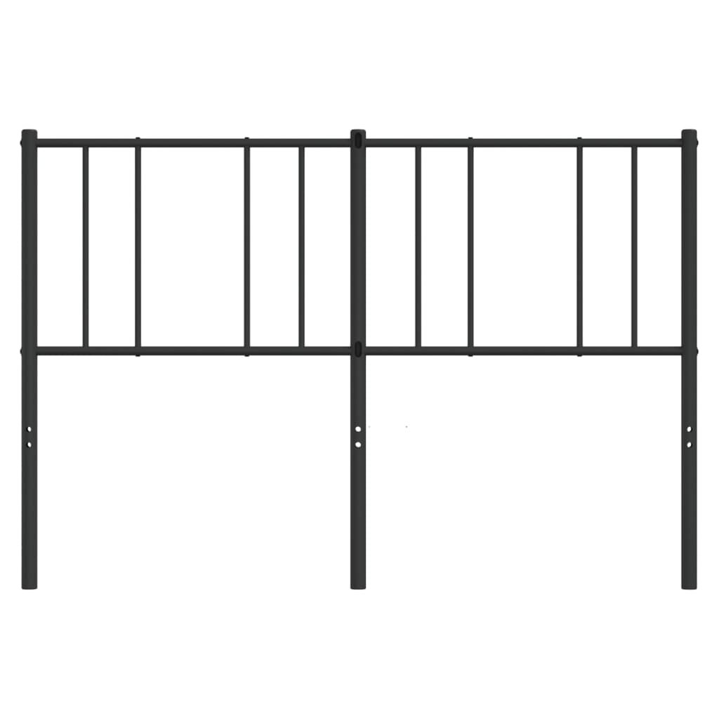 Cabeceira de cama 160 cm metal preto