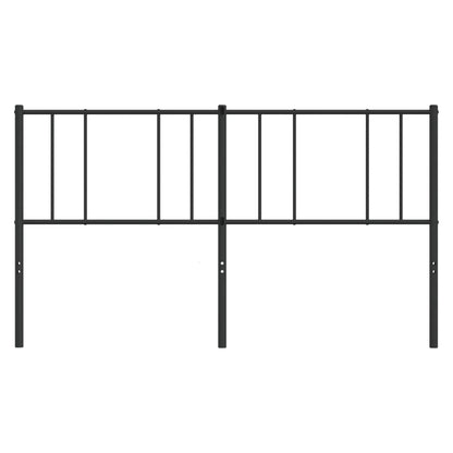 Cabeceira de cama 180 cm metal preto