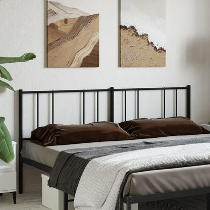 Cabeceira de cama 193 cm metal preto