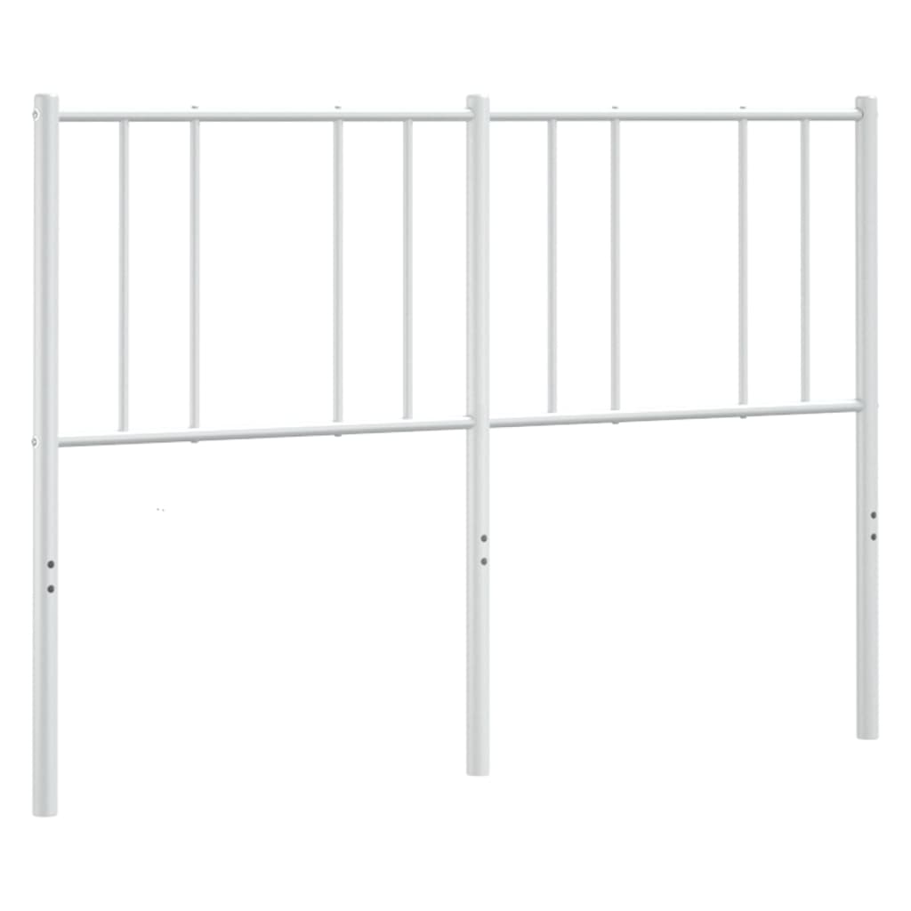 Cabeceira de cama 120 cm metal branco