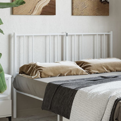 Cabeceira de cama 120 cm metal branco