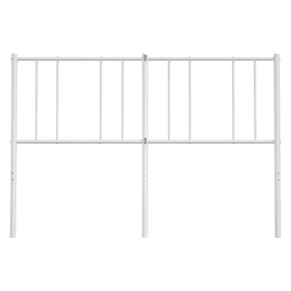 Cabeceira de cama 135 cm metal branco