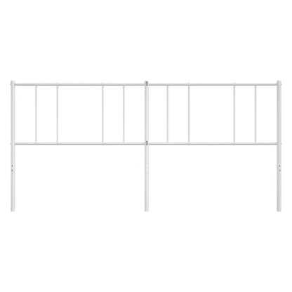 Cabeceira de cama 180 cm metal branco