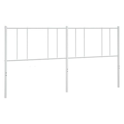 Cabeceira de cama 180 cm metal branco