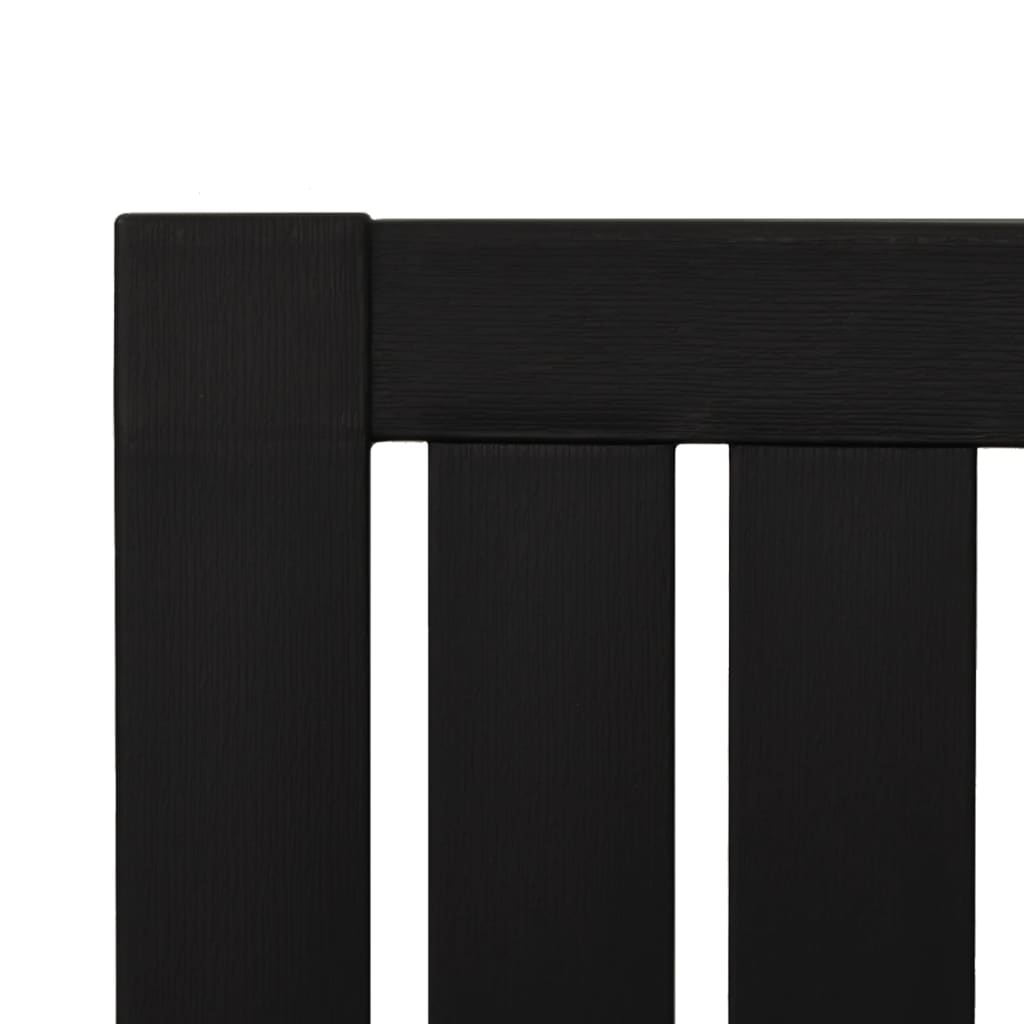 Cadeiras de jardim Adirondack 2 pcs polipropileno preto