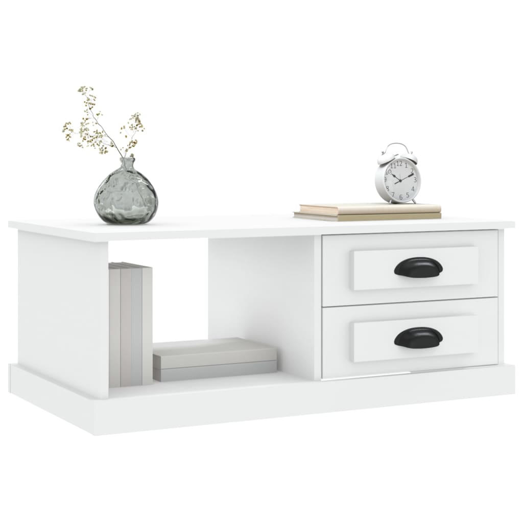 Mesa de centro 90x50x35 cm derivados de madeira branco