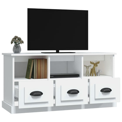 Móvel p/ TV 100x35x50 cm derivados de madeira branco