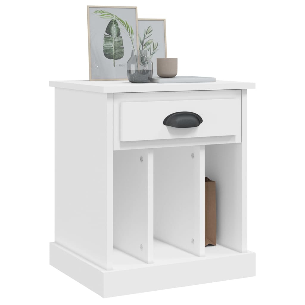 Mesa de cabeceira 43x36x50 cm branco