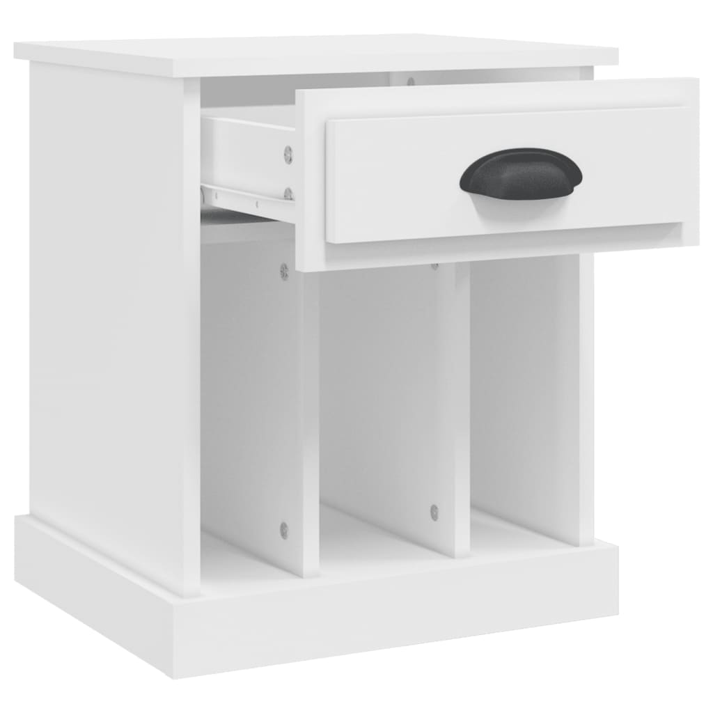 Mesa de cabeceira 43x36x50 cm branco