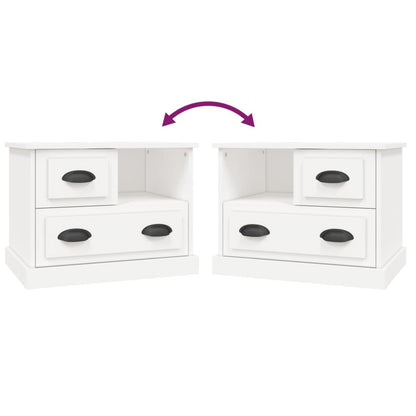 Mesa de cabeceira 60x39x45 cm branco