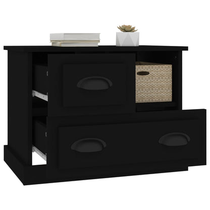 Mesa de cabeceira 60x39x45 cm preto