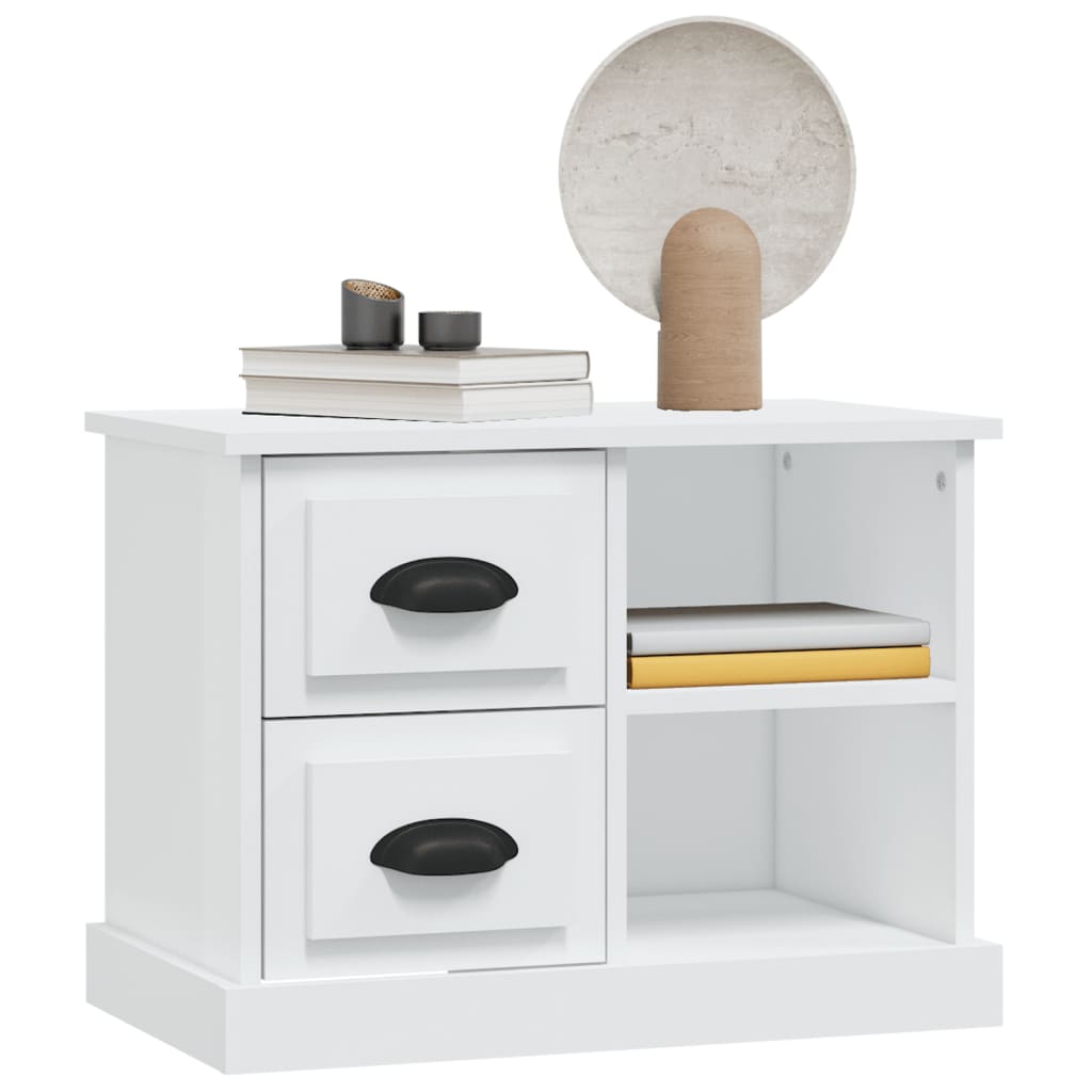 Mesa de cabeceira 60x35,5x45 cm branco