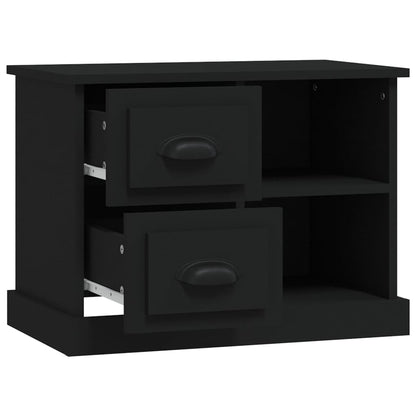 Mesa de cabeceira 60x35,5x45 cm preto