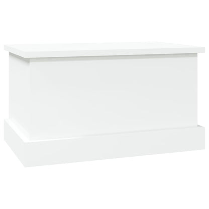 Caixa de arrumação 50x30x28 cm deriv. madeira branco brilhante