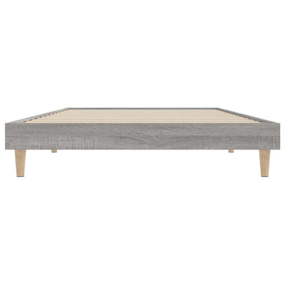 Estrutura cama 100x200 cm derivados de madeira cinzento sonoma