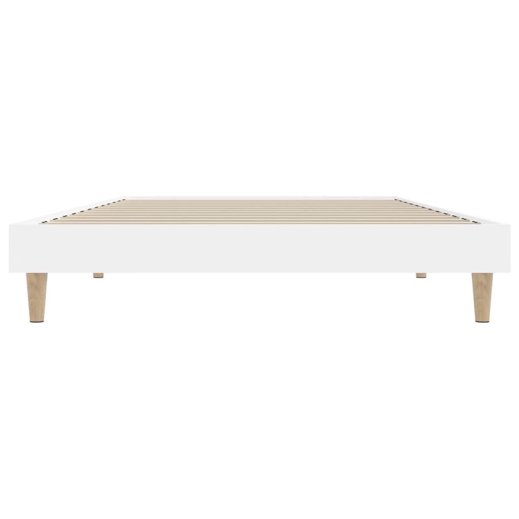 Estrutura de cama 90x190 cm derivados de madeira branco