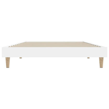 Estrutura de cama 90x190 cm derivados de madeira branco