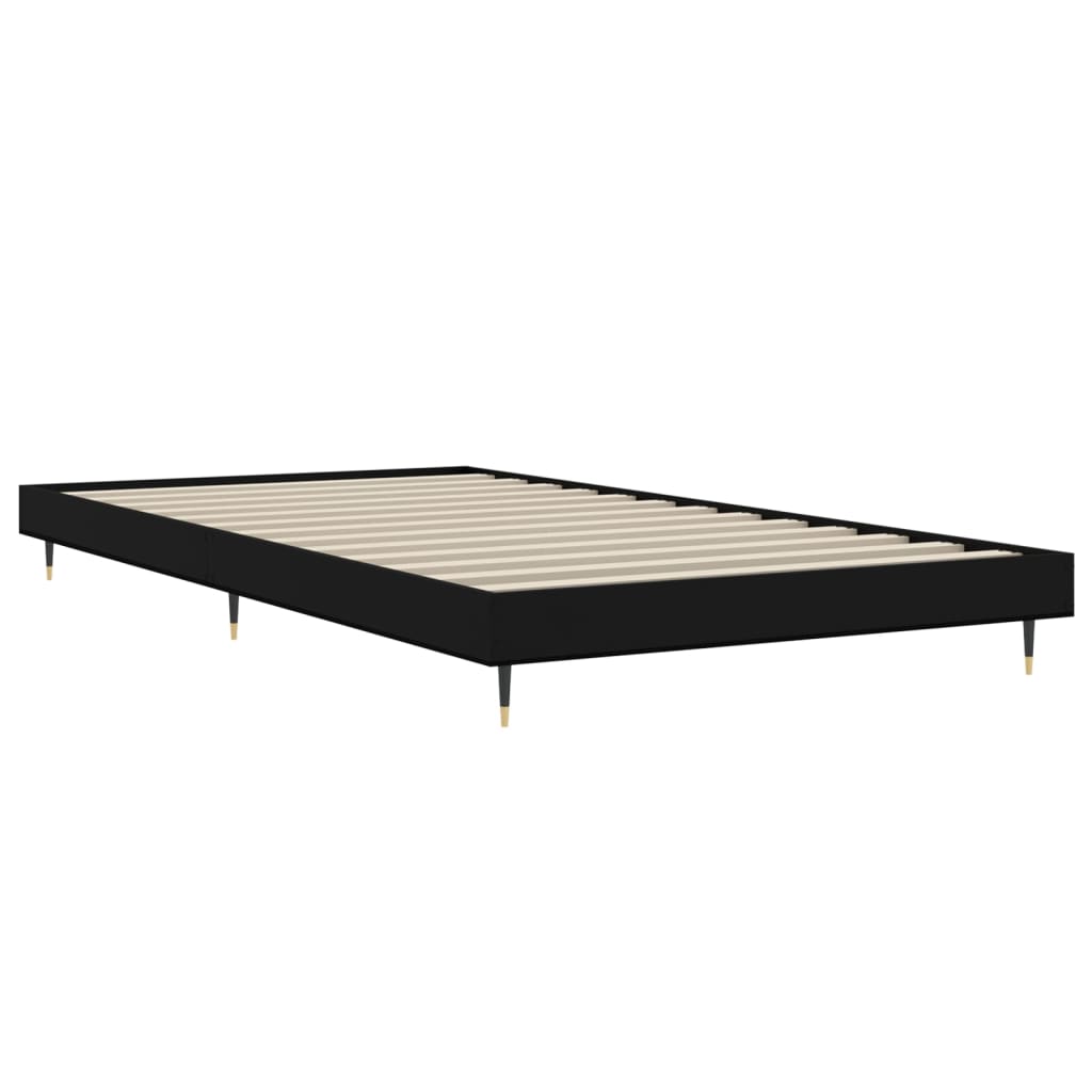 Estrutura de Cama Eloa Preto - Vários Tamanhos - Design Moderno