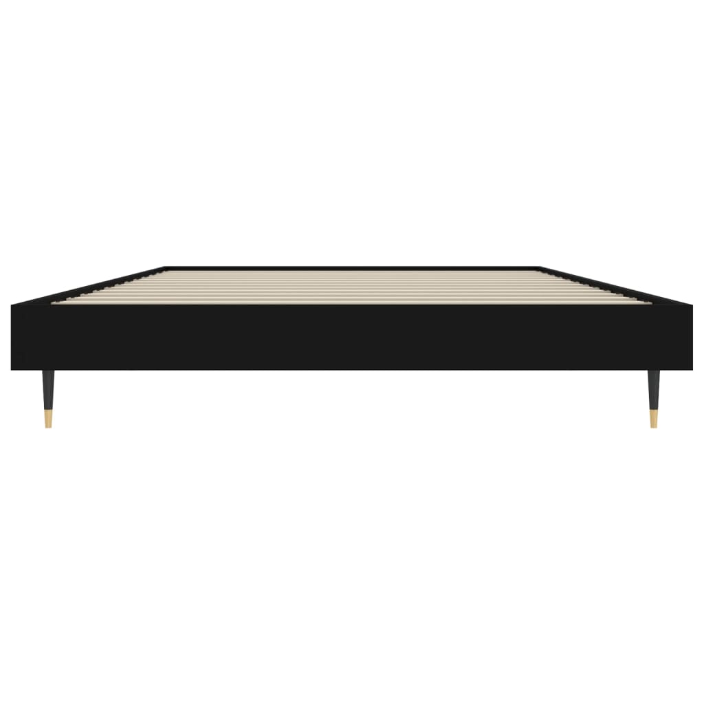 Estrutura de Cama Eloa Preto - Vários Tamanhos - Design Moderno