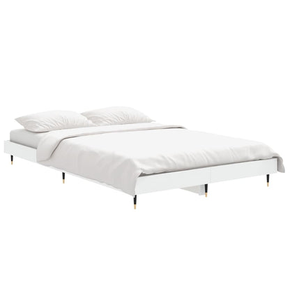 Estrutura de cama 120x190 cm derivados de madeira branco