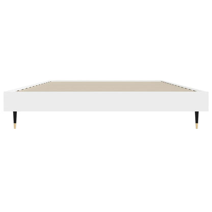 Estrutura de cama 90x190 cm derivados de madeira branco