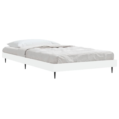 Estrutura de cama 100x200 cm derivados de madeira branco