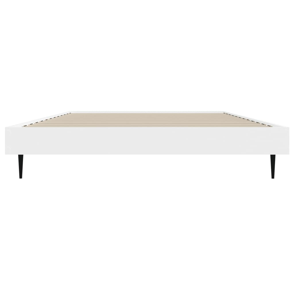 Estrutura de cama 90x200 cm derivados de madeira branco