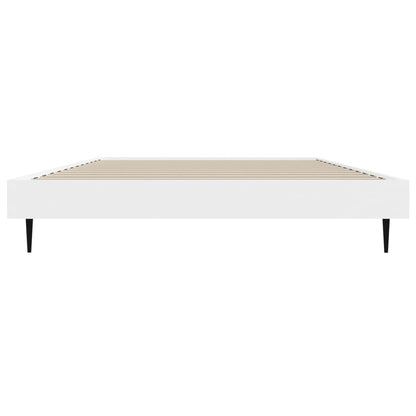 Estrutura de cama 90x200 cm derivados de madeira branco