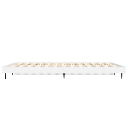 Estrutura de cama 135x190 cm derivados de madeira branco