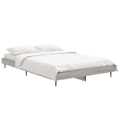 Estrutura cama 120x190 cm derivados de madeira cinzento sonoma