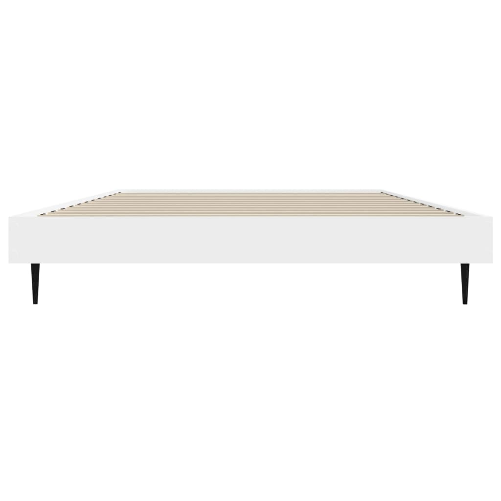 Estrutura de cama 90x190 cm derivados de madeira branco