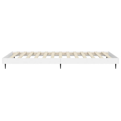 Estrutura de cama 90x190 cm derivados de madeira branco