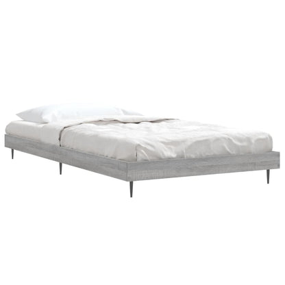 Estrutura cama 90x190 cm derivados de madeira cinzento sonoma