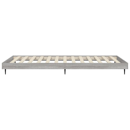 Estrutura cama 90x190 cm derivados de madeira cinzento sonoma