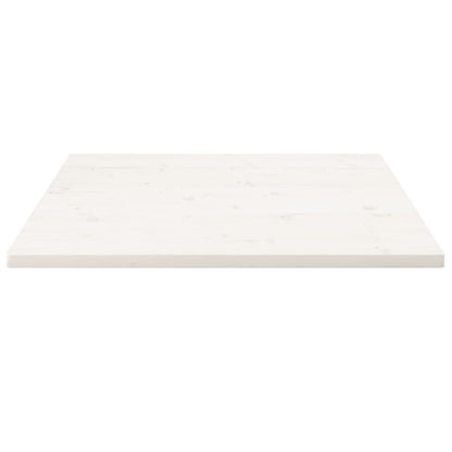 Tampo de mesa quadrado 70x70x2,5 cm pinho maciço branco