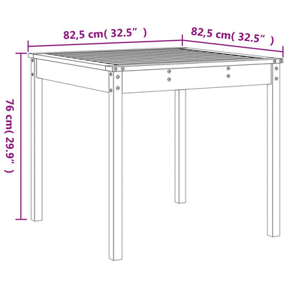 5 pcs conj. de jantar p/ jardim madeira de pinho maciça branco