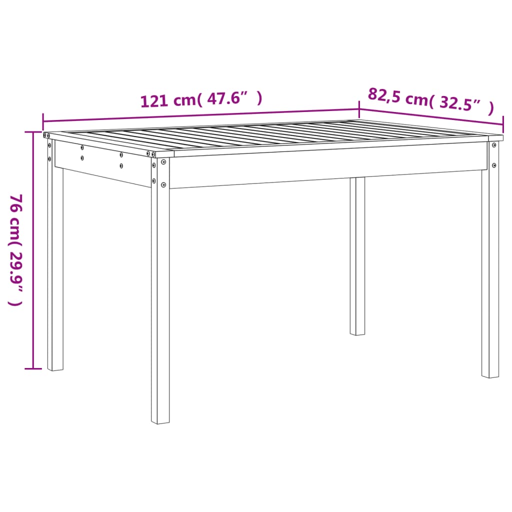 5 pcs conj. jantar p/ jardim madeira pinho maciça castanho mel