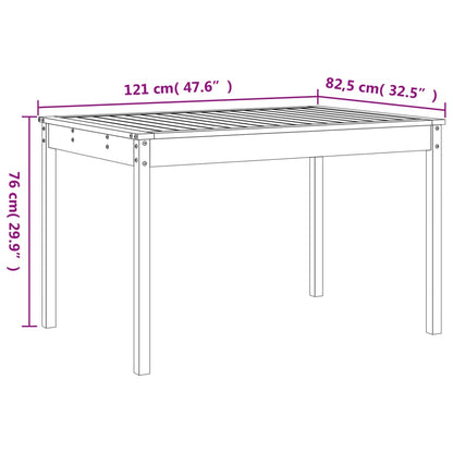 5 pcs conj. jantar p/ jardim madeira pinho maciça castanho mel