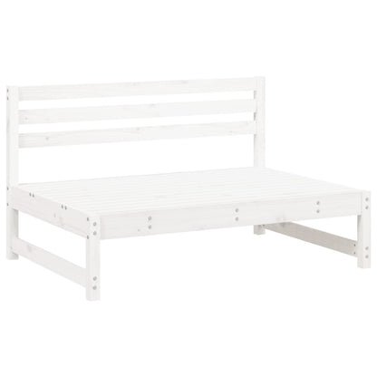 Sofás de centro para jardim 2 pcs 120x80 cm pinho maciço branco